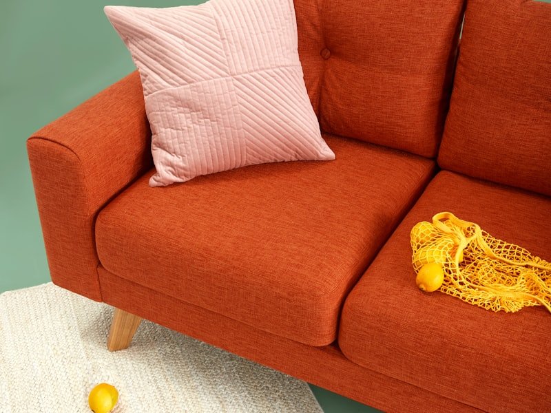 Semi-furnished apartment with sofa