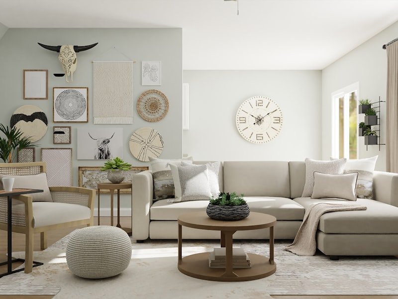 Furnished two-bedroom apartment dining area